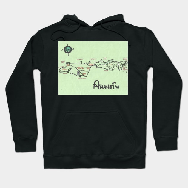 Anaheim Hoodie by PendersleighAndSonsCartography